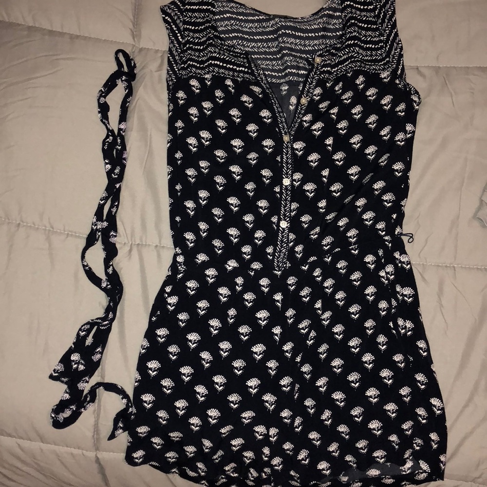 Loft navy blue romper (ladies size xs)